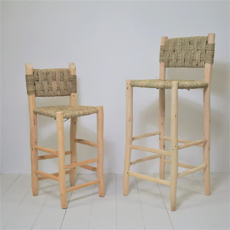 High Bar Chair in Wood T25