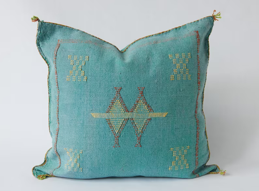 Moroccan Blue Pillow P042